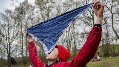 Spejder med sit tørklæde